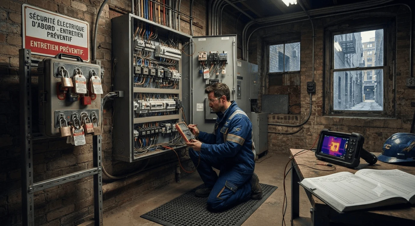 Entretien, diagnostic et sécurité électrique